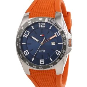 Tommy Hilfiger Men's Sport Analog Quartz Watch - Blue & Orange